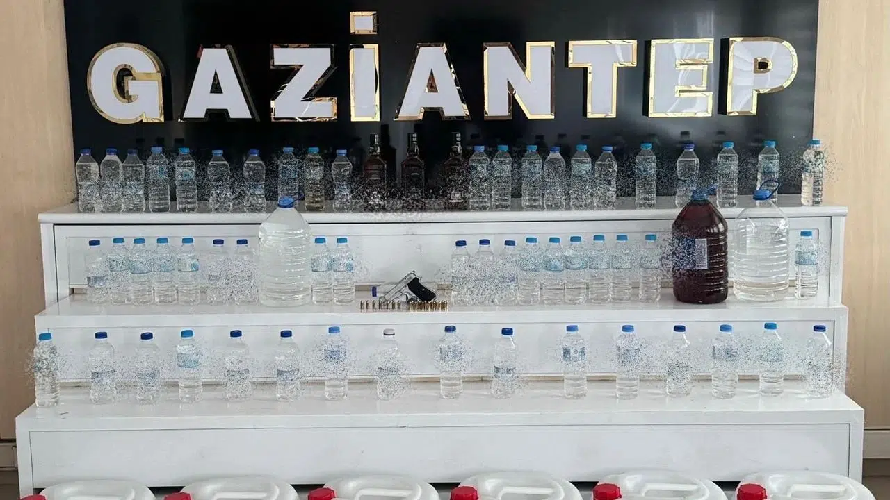 300 litre kaçak alkol ele geçirildi