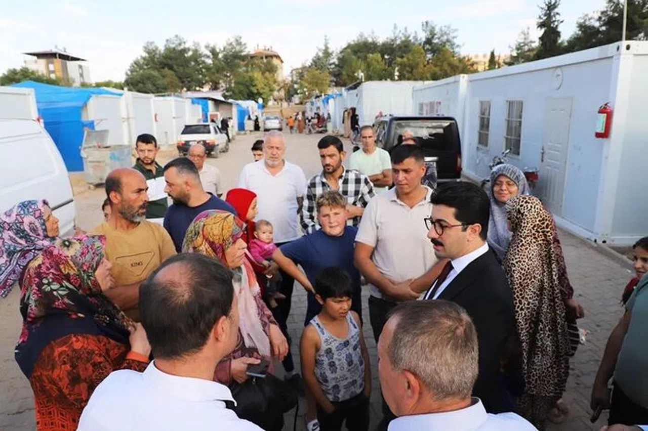 Pazarcık Kaymakamı’ndan Konteyner Kente Ziyaret