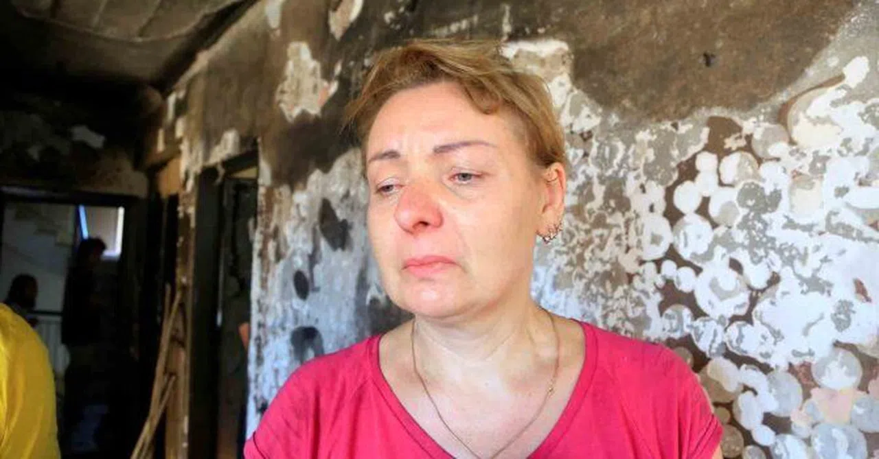 Yangına uykuda yakalanan kadın alevlerin arasında kaldı