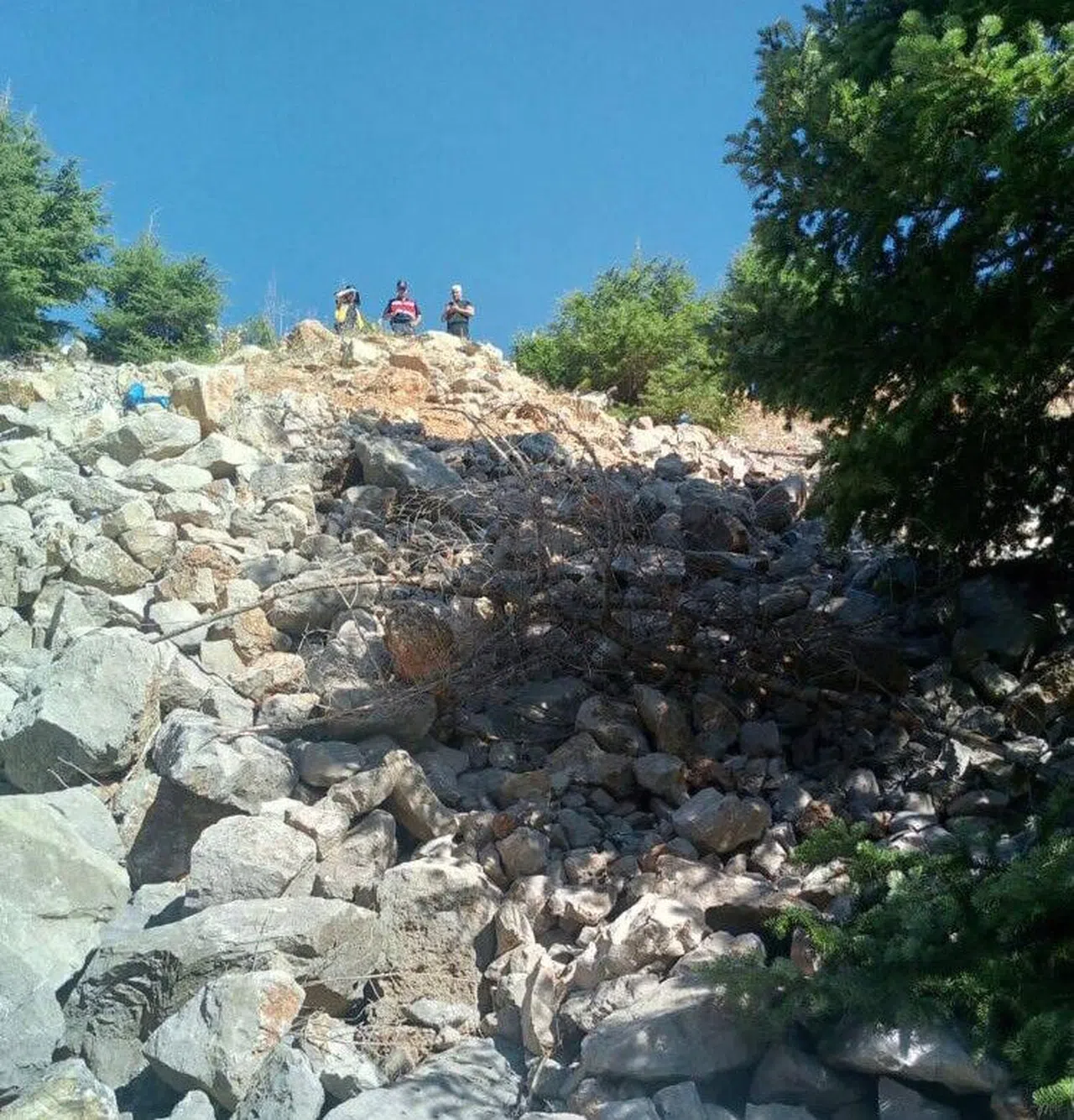 Tuvalet için yol kenarında durdu, 40 metrelik uçuruma yuvarlandı