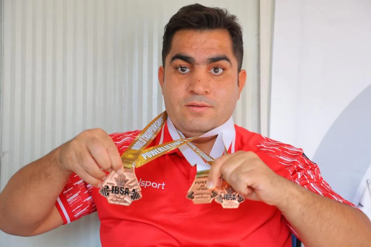 Kahramanmaraşlı görme engelli sporcu, halterde dünya üçüncüsü oldu
