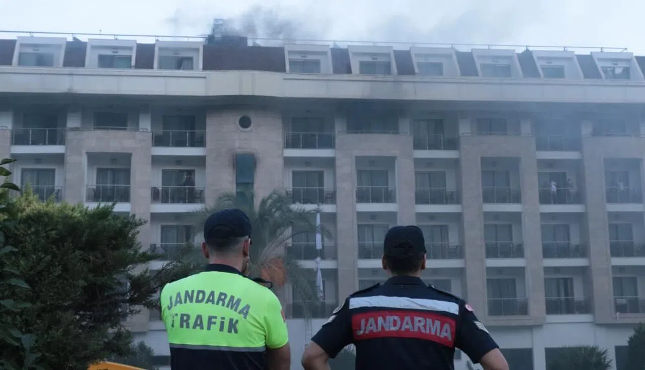 5 yıldızlı otelde yangın paniği
