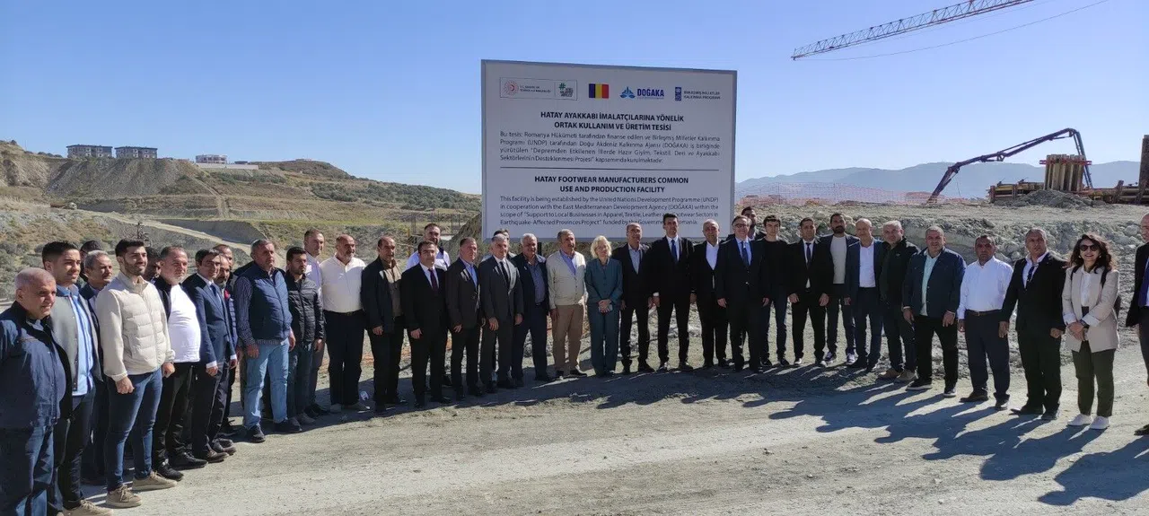 Ayakkabıcılar ortak kullanım, üretim tesisinin temeli atıldı
