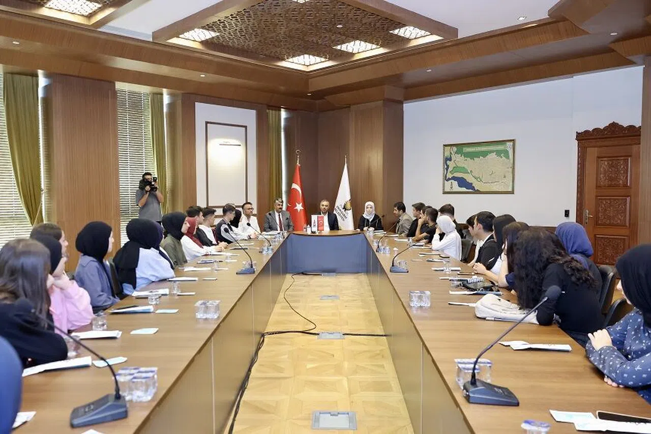 Başkan Toptaş’tan, Üniversite Hazırlık Kursu’na katılan gençlere motivasyon dopingi
