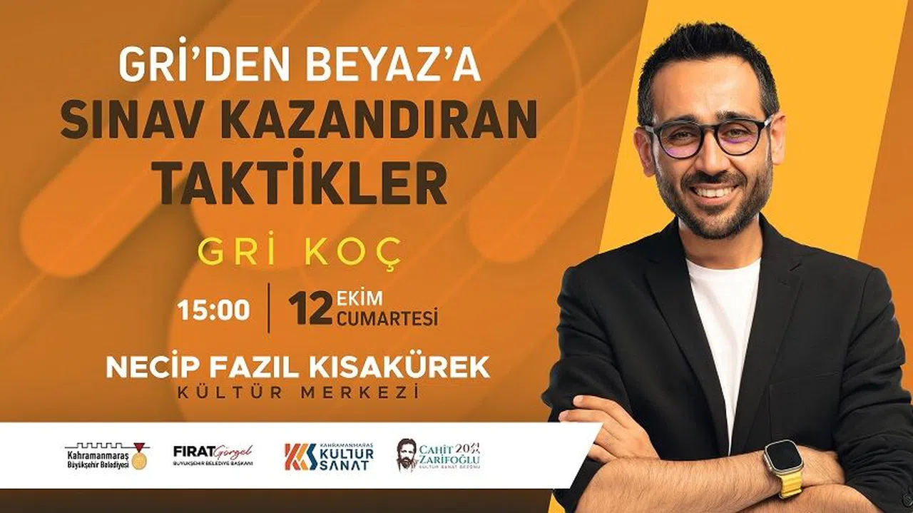 Gri Koç, Sınav Kazandıran Taktikleri Anlatacak
