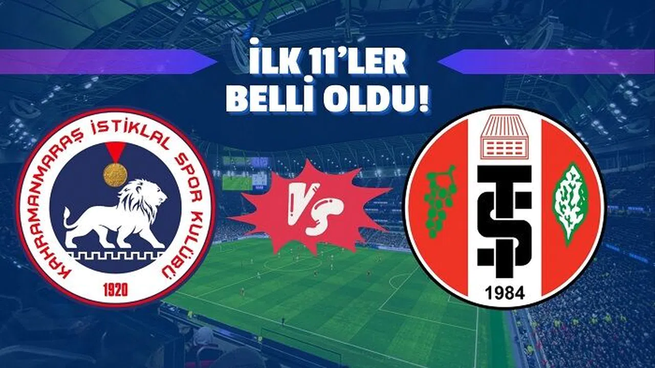 İstiklalspor – Turgutluspor Maçı 11’leri Belli Oldu
