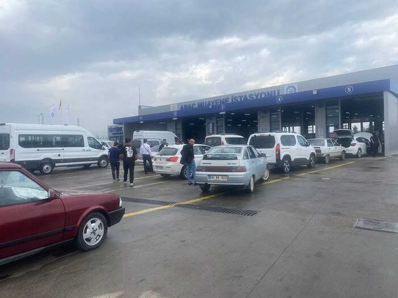 Araç muayene istasyonlarında yoğunluk