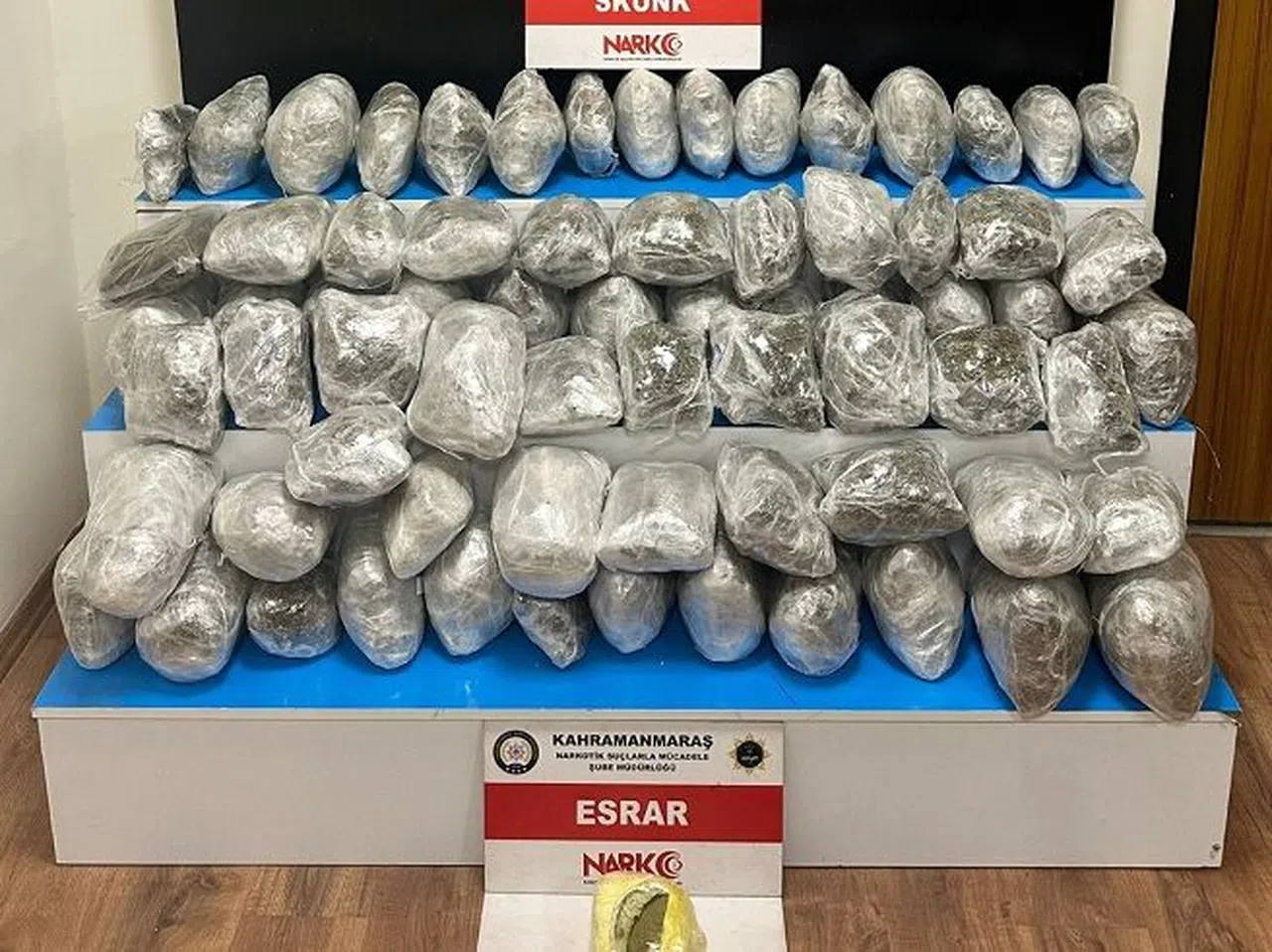 Kahramanmaraş’ta 49 Kilo Uyuşturucu Ele Geçirildi