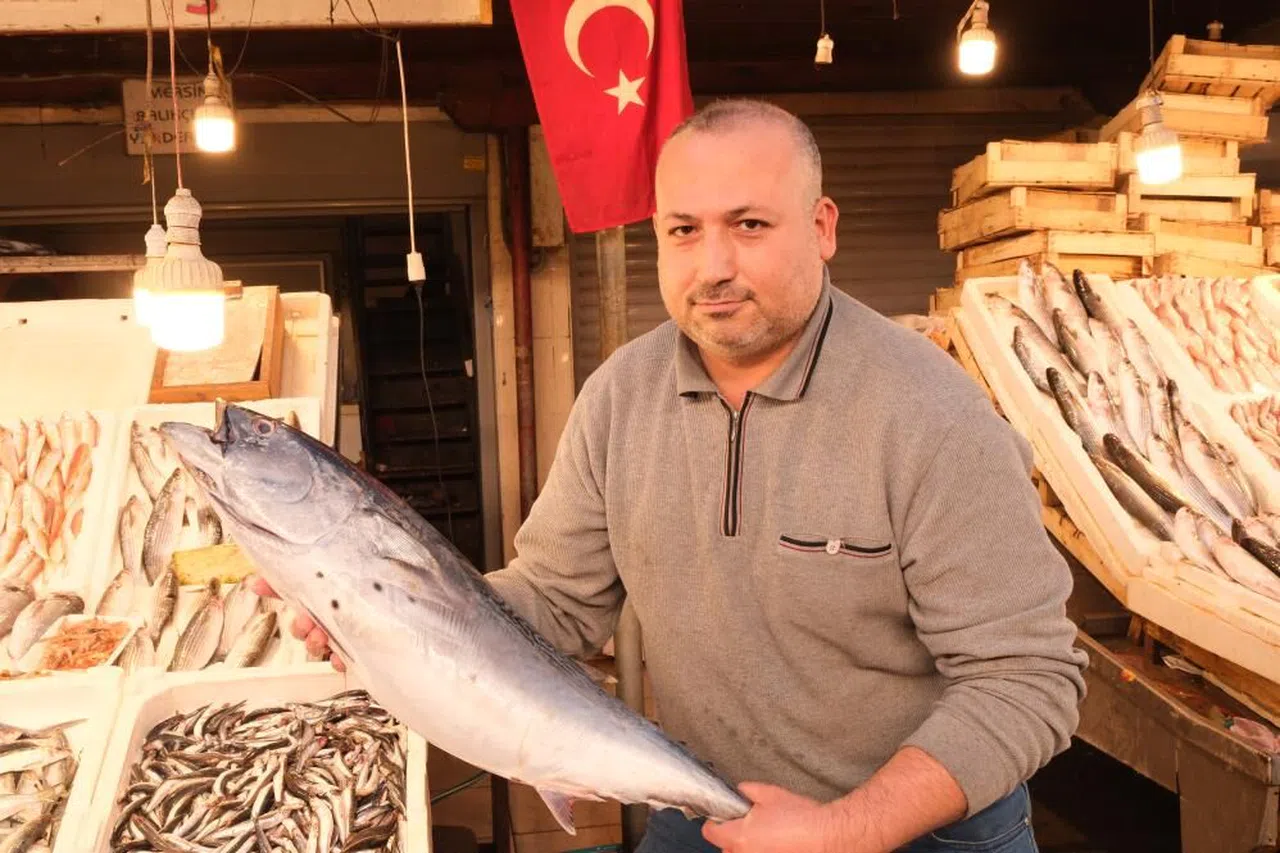 Dev balık bin 500 liradan alıcı buldu