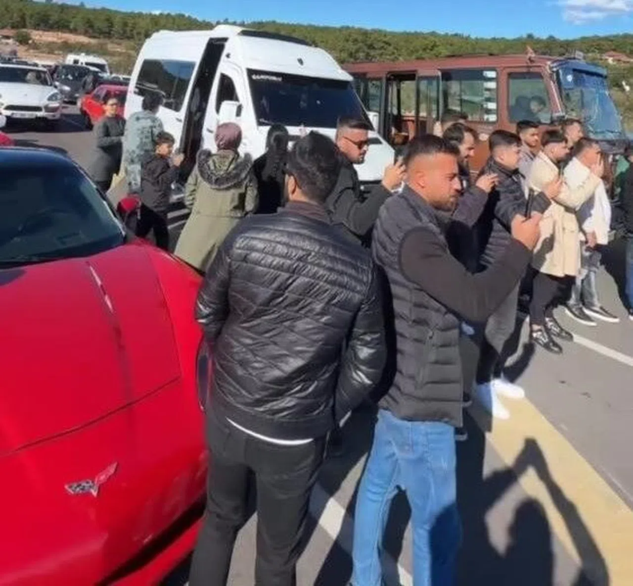 Gelin ve Damadın Drift Şovu Pahalıya Patladı