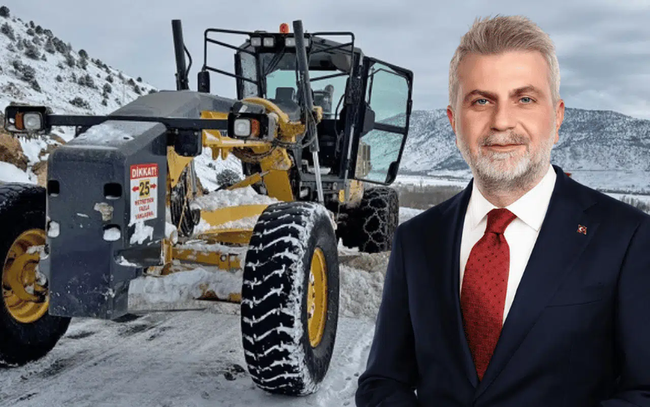 Büyükşehir, Kar Yağışı Sonrası 203 Mahalle Yolunu Ulaşıma Açtı