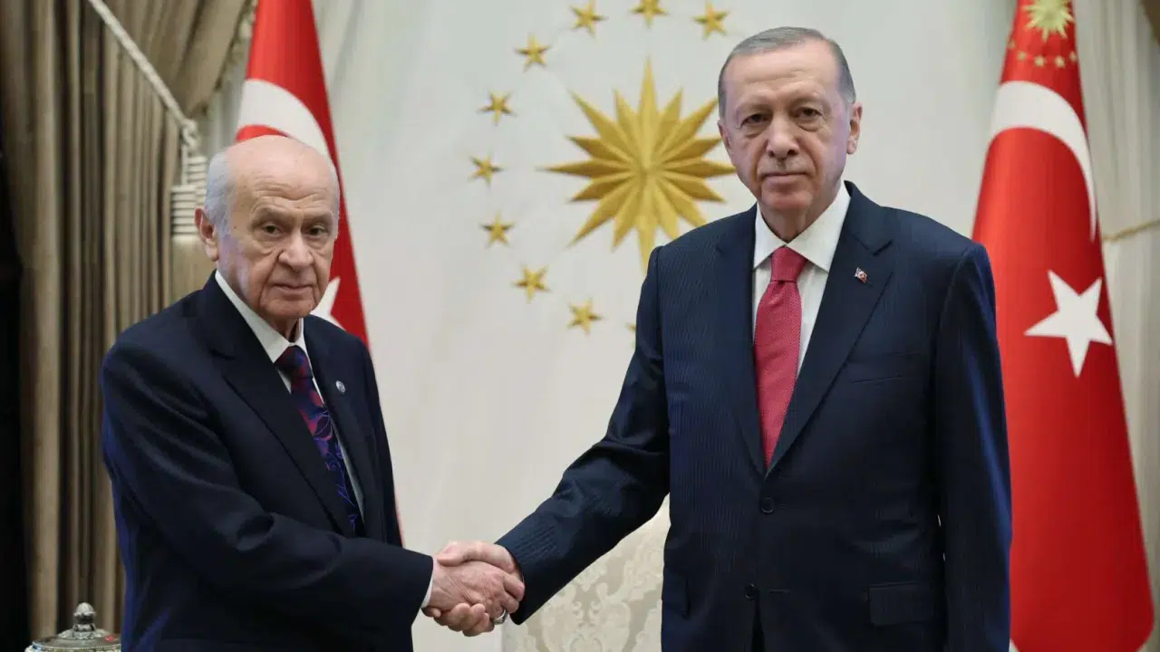 Erdoğan ile Bahçeli Beştepe'de buluştu