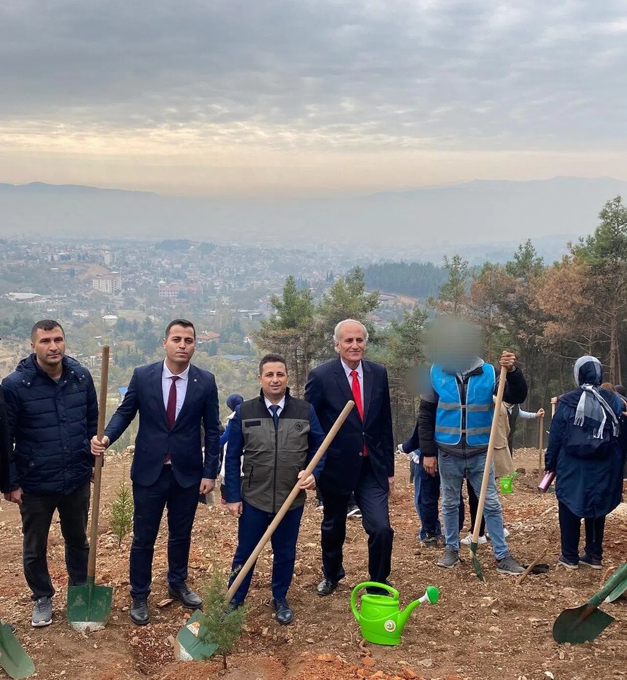 Kahramanmaraş’ta denetimli hükümlüler fidan dikti