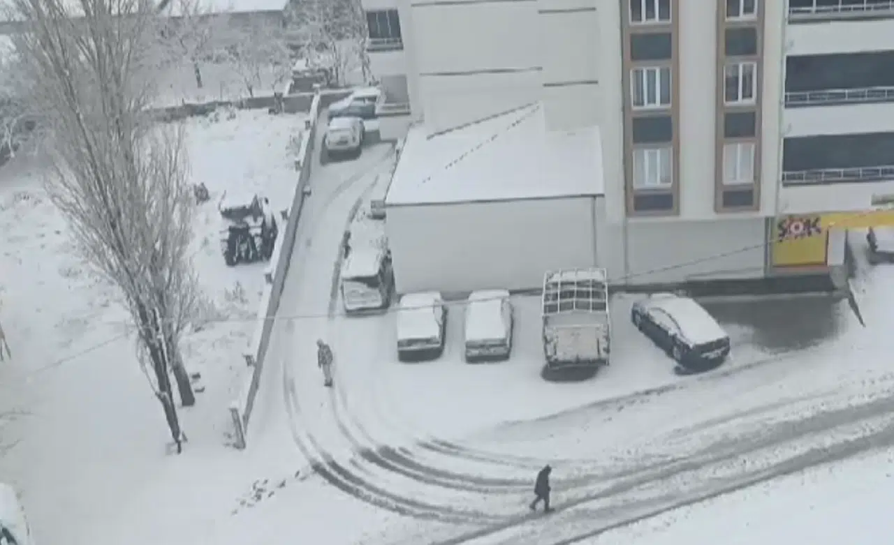 Kahramanmaraş’ın kuzey ilçelerinde kar yağışı etkili oldu