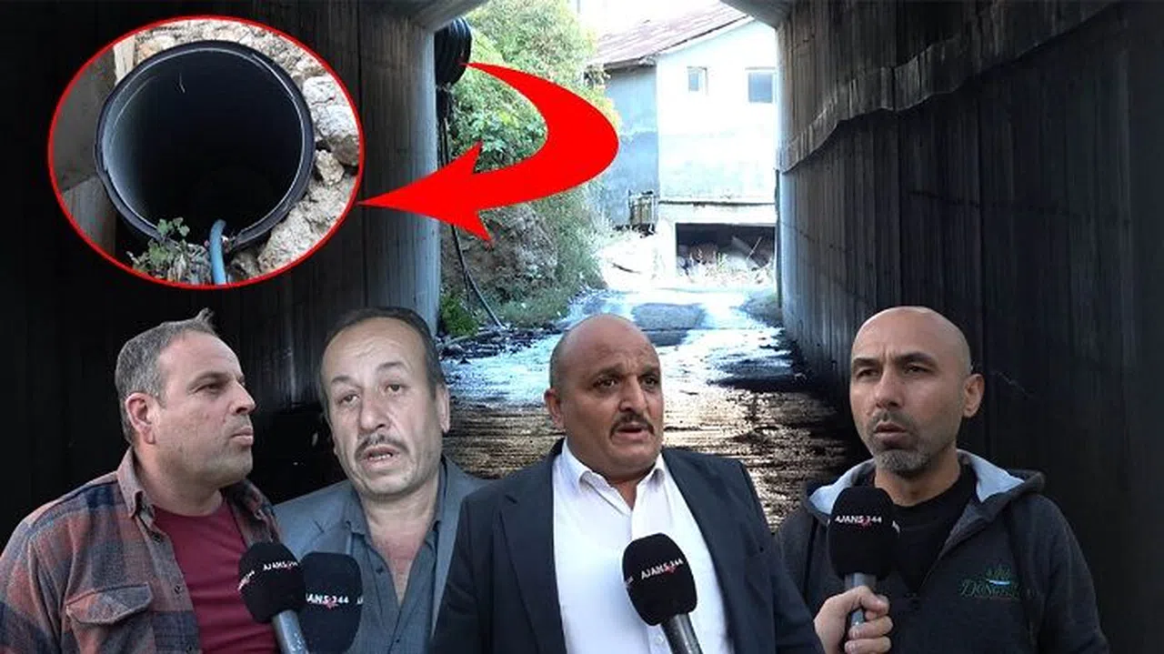 Döngel’de Menfez Çilesi! Mezarlık Yolu Yağmur Suları ile Göle Dönüşüyor