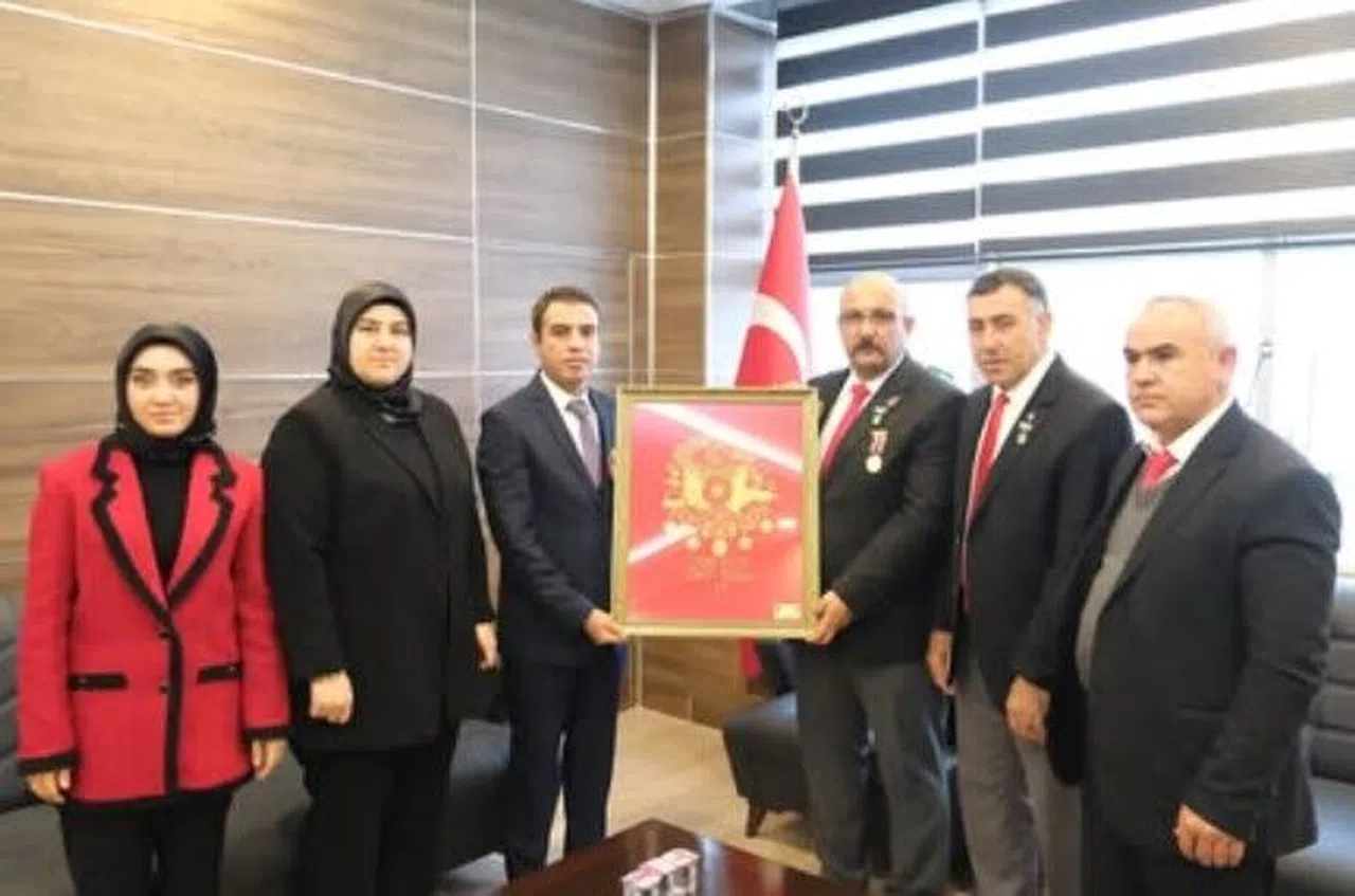 Türkiye Harp Malülü Gaziler Şehit Yakınları Derneği’nden İl Müdürüne Ziyaret