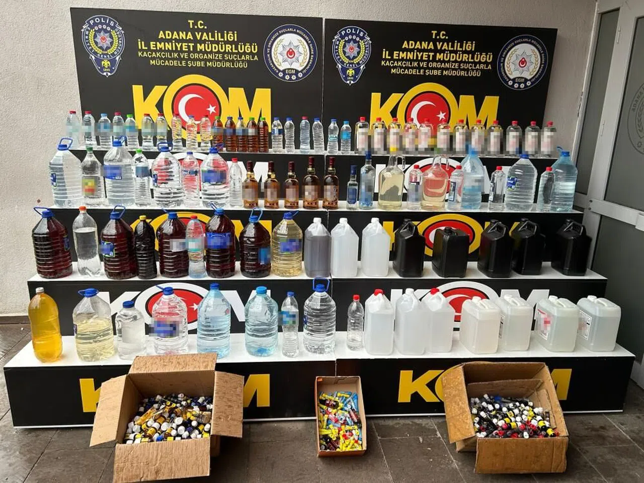 8 Şüpheli Sahte İçkiden Gözaltına Alındı