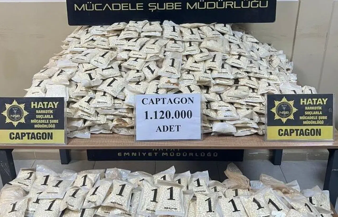 1 milyon 120 bin captagon ele geçirildi