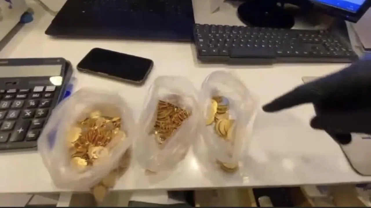 1 milyon 600 bin TL değerinde izinsiz basılan altın ele geçirildi