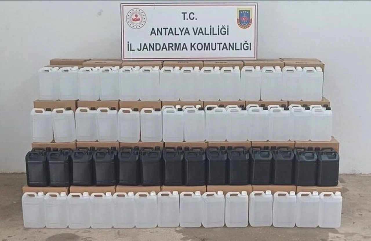 3 Bin Litre Kaçak Etil Alkol Ele Geçirildi