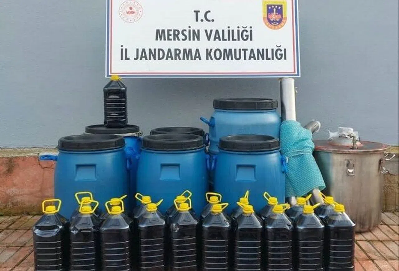 420 Litre Sahte İçki Ele Geçirildi