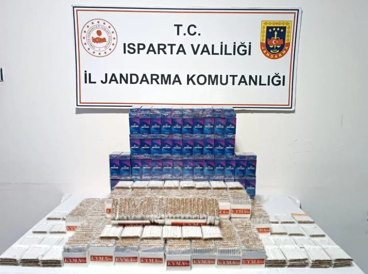 14 Bin 80 Adet Kaçak Makaron Ele Geçirildi