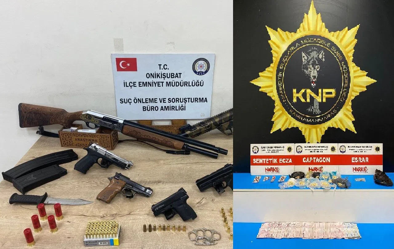 Kahramanmaraş’ta 66 şüpheli tutuklandı