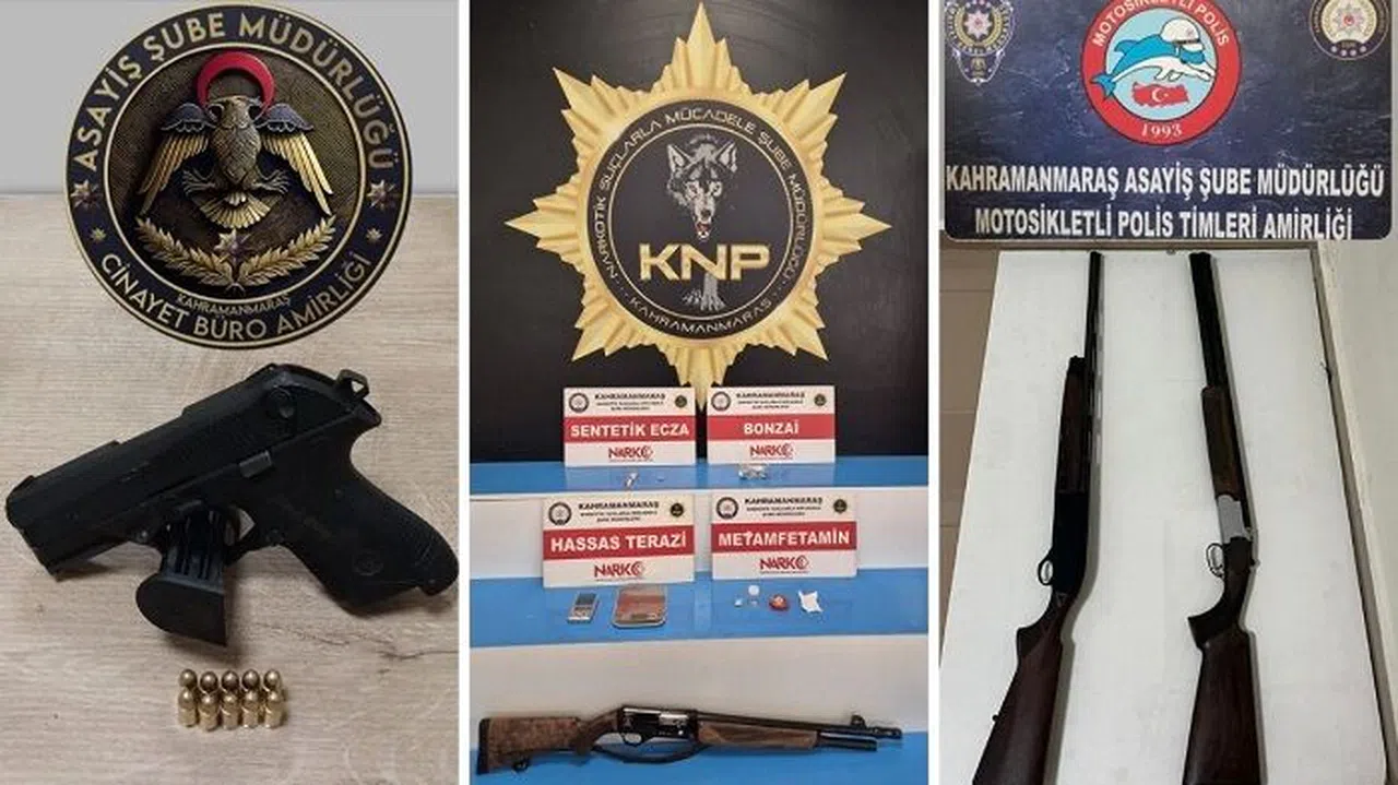Kahramanmaraş’ta Aranan Suçlulara Operasyon: 50 Tutuklama
