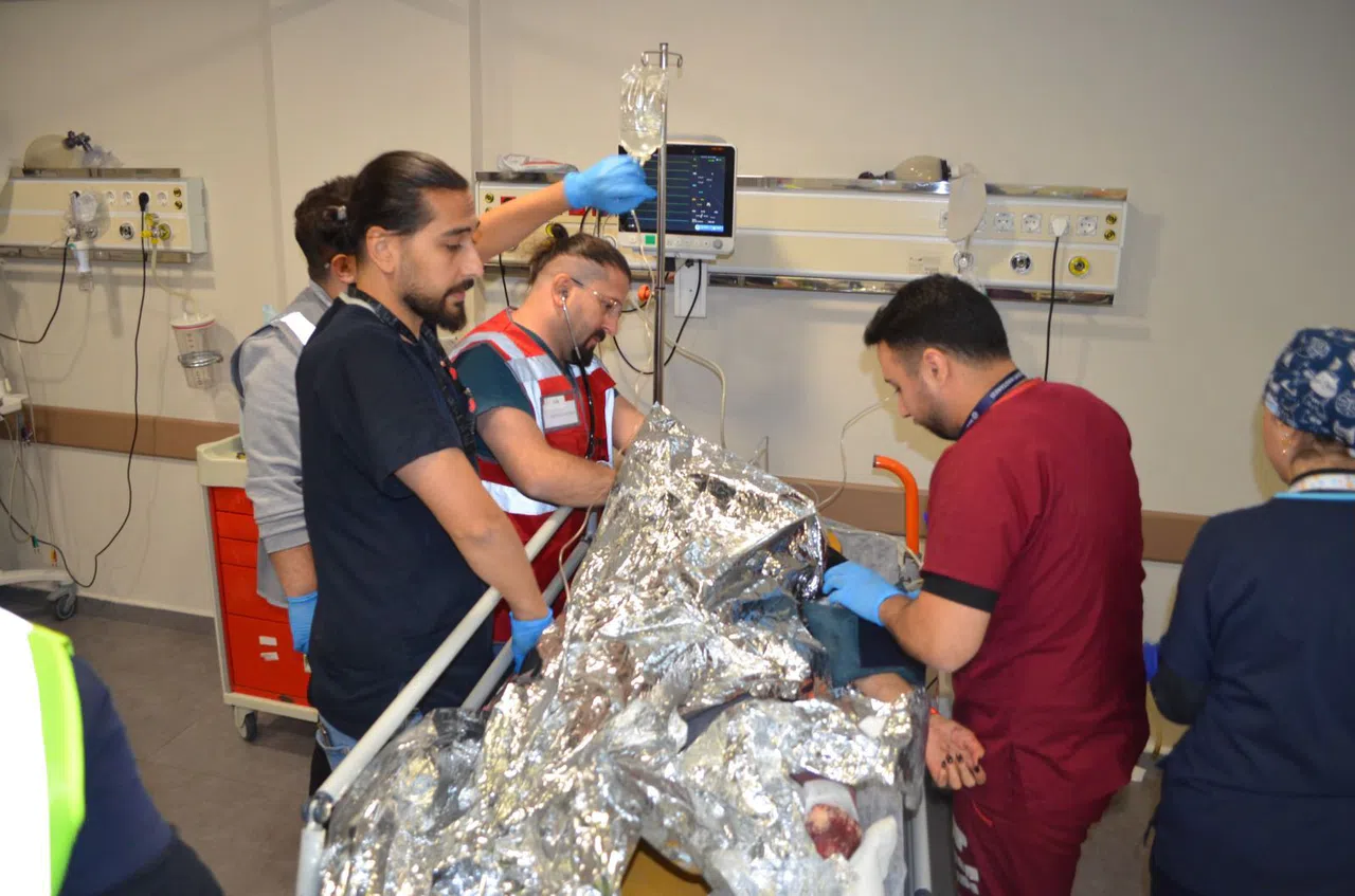 Sular Akademi Hastanesi’nde gerçekçi deprem tatbikatı!