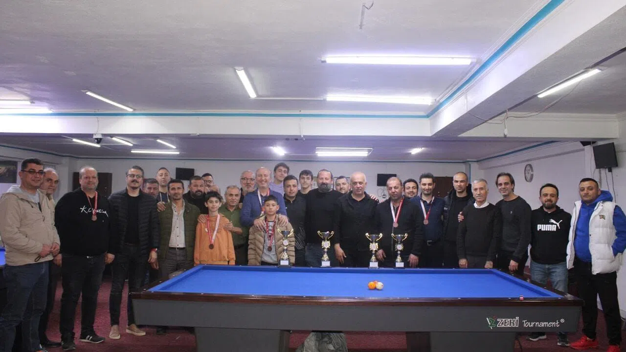 Kahramanmaraş’ta 2025 İl Bilardo Şampiyonası Tamamlandı