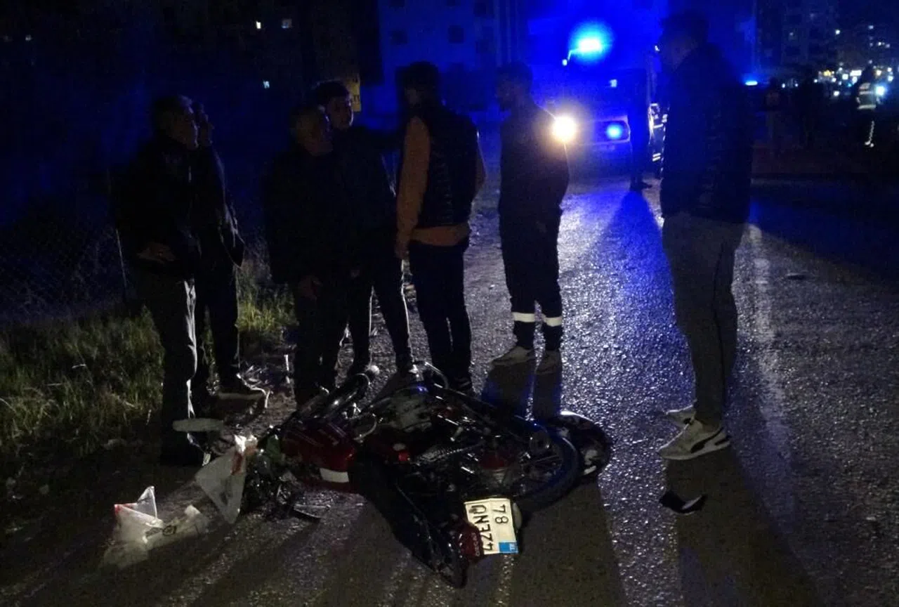 Motosikletli gencin feci ölümü