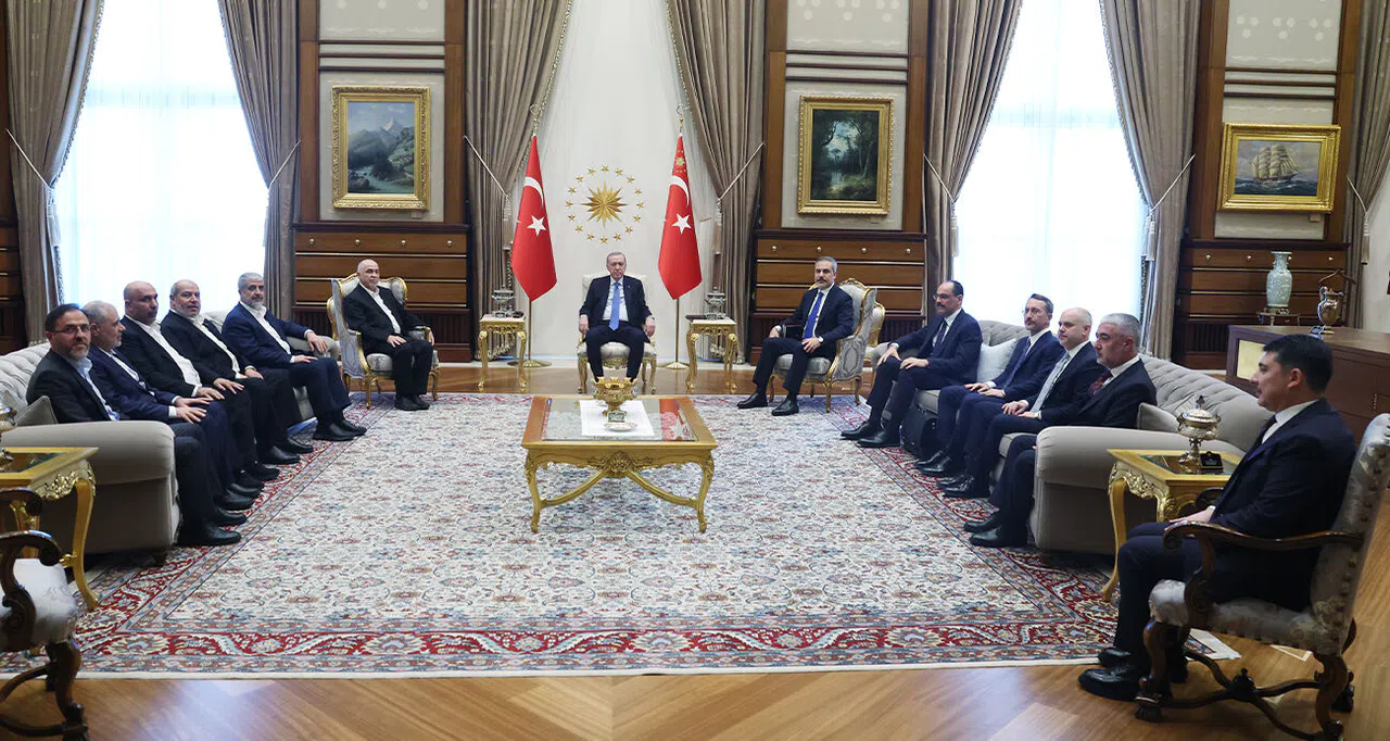 Cumhurbaşkanı Erdoğan Hamas heyetini kabul etti
