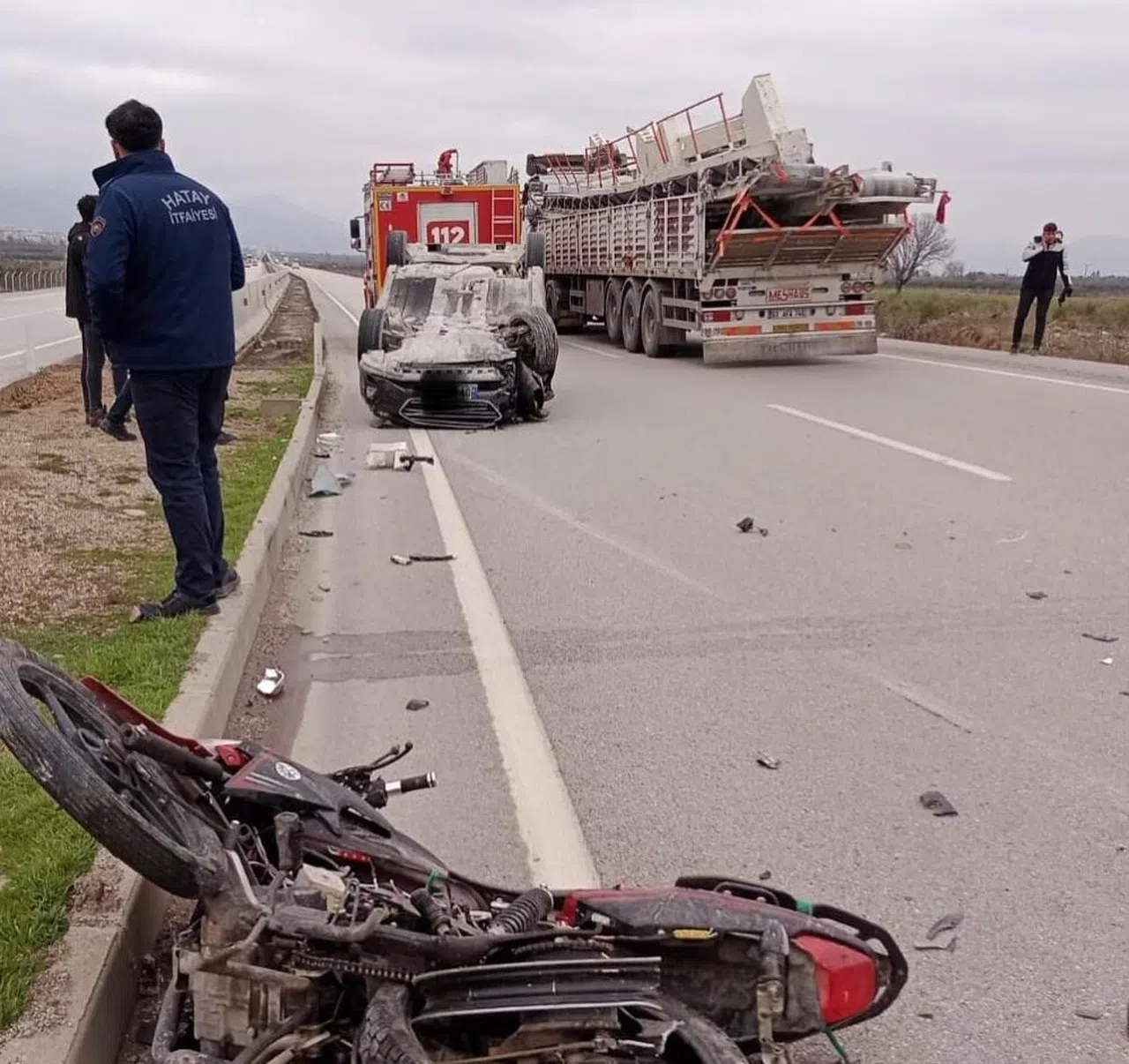 Trafik kazası: 2 yaralı