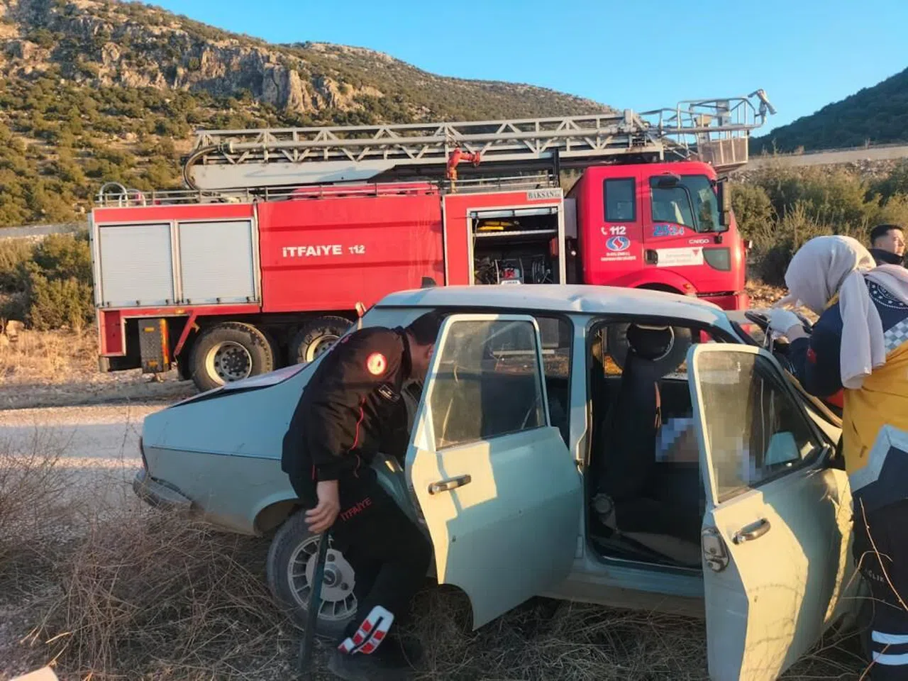 Kahramanmaraş'ta trafik kazası: 1 ölü, 1 yaralı