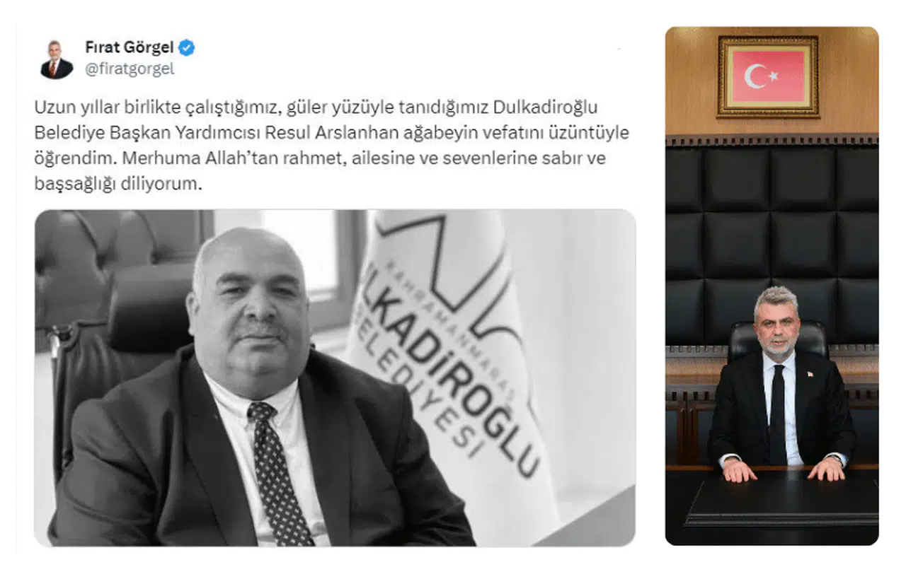 Başkan Görgel’den Arslanhan İçin Taziye Mesajı