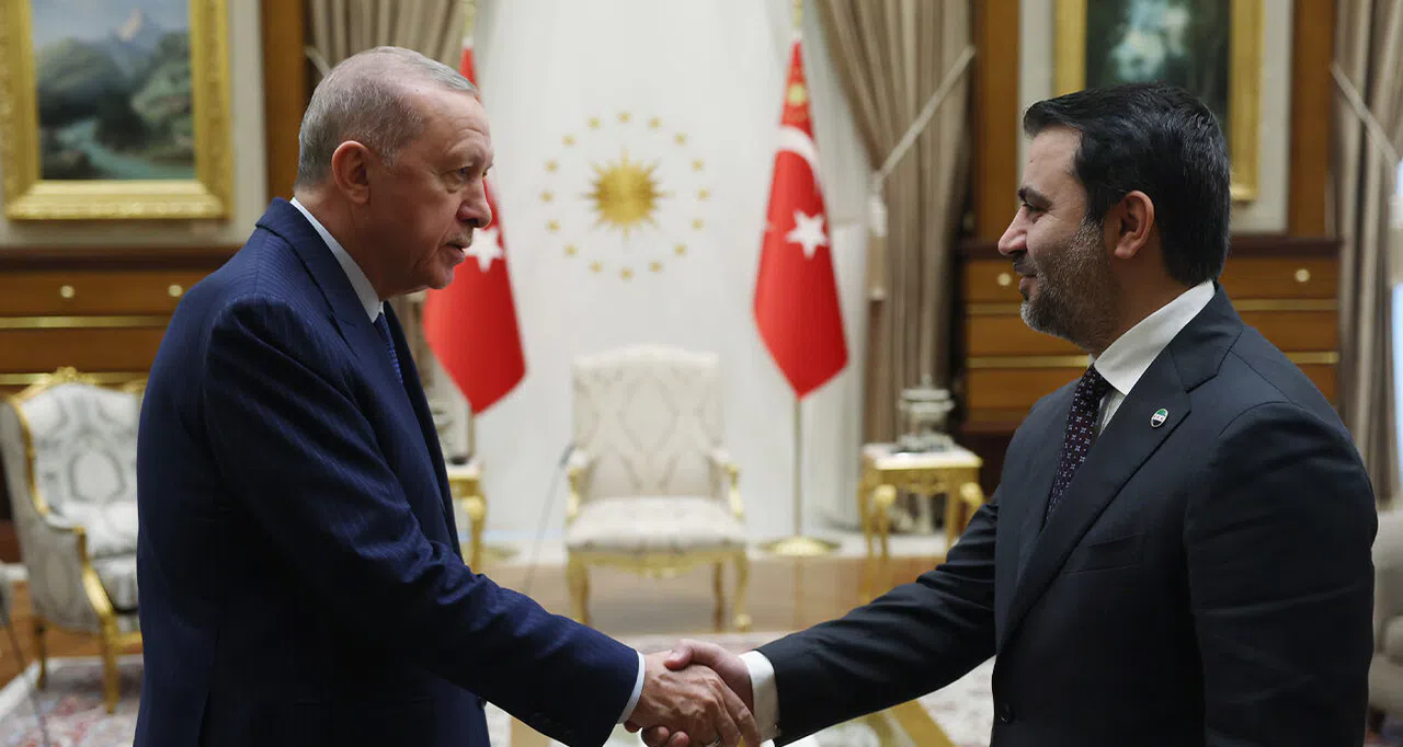 Cumhurbaşkanı Erdoğan, Suriye’deki yeni yönetimin Dışişleri Bakanı Şeybani ile görüştü