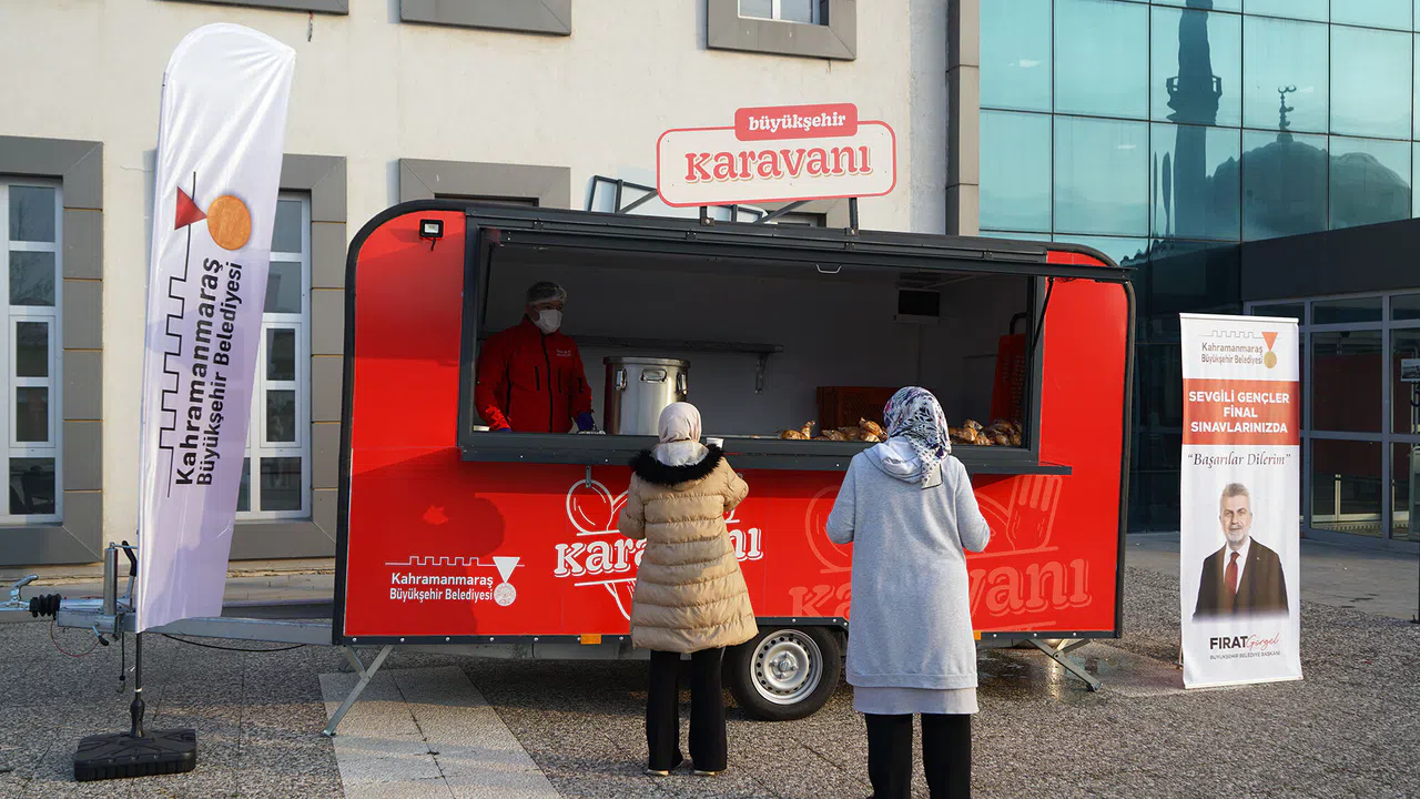 Kahramanmaraş'ta Öğrencilere Sıcak Çorba Desteği