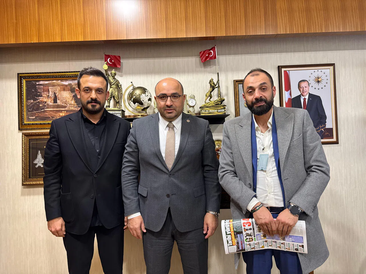 Ajans344 Ekibinden Milletvekili Şahin'e Ziyaret