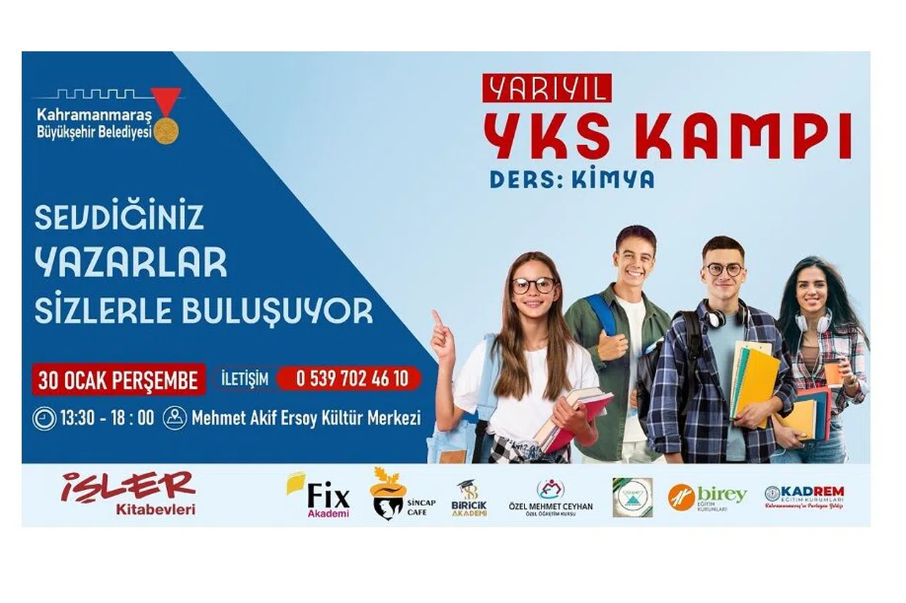 Kahramanmaraş YKS Kampında Kimya Dersi İle Devam Ediyor