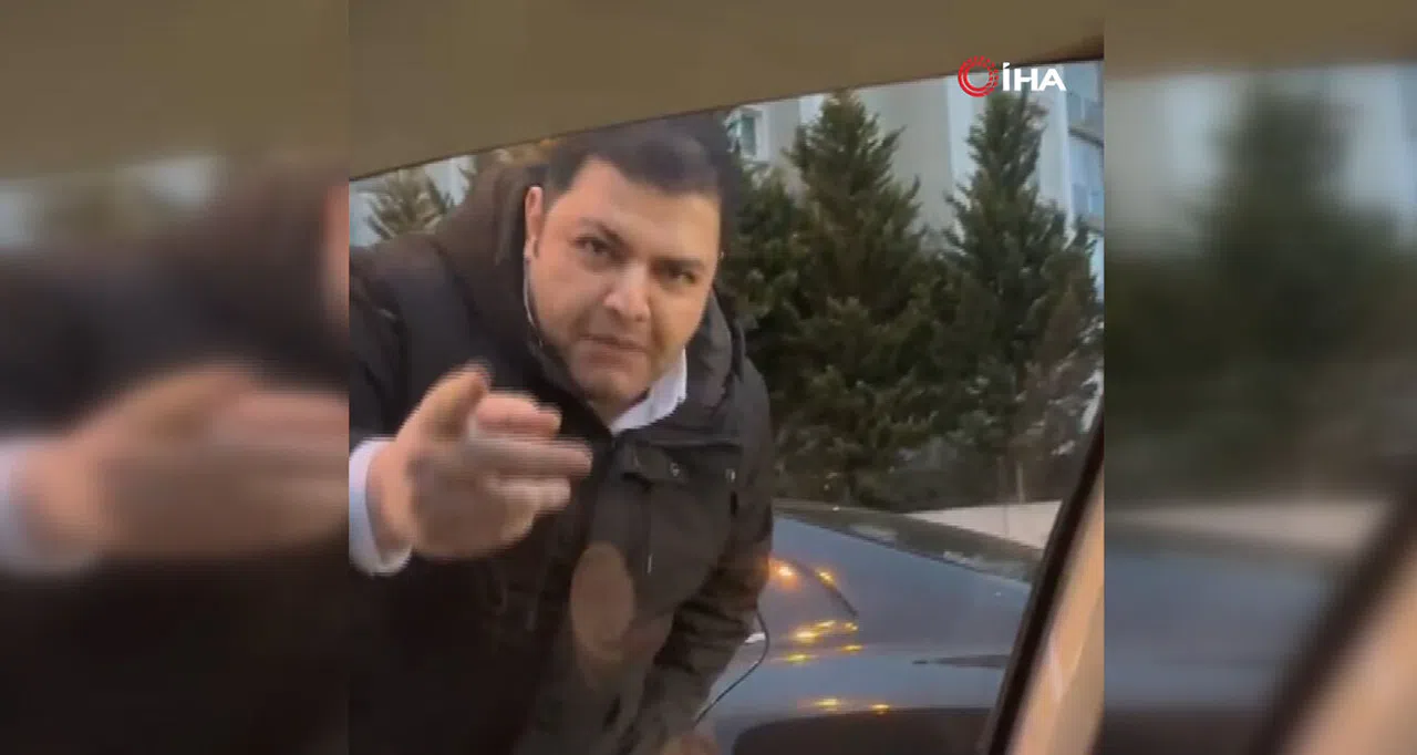 Maganda kadın sürücüye böyle saldırdı