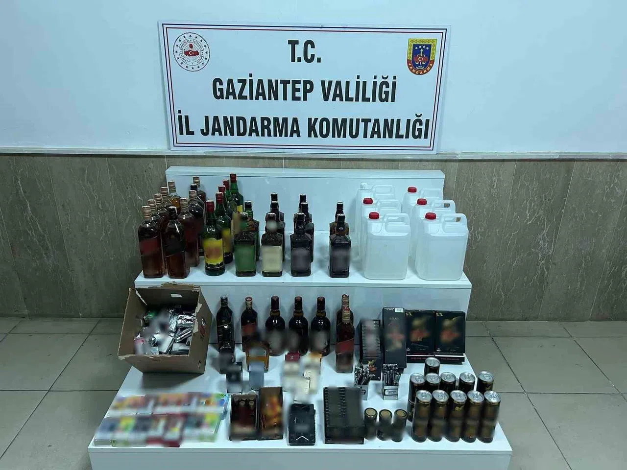 Sahte ve kaçak alkol operasyonu: 1 gözaltı