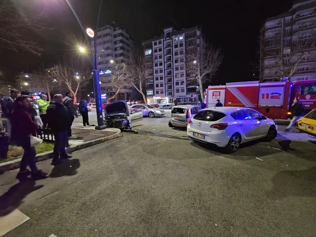 Kahramanmaraş’ta Zincirleme Kaza: 3 Yaralı