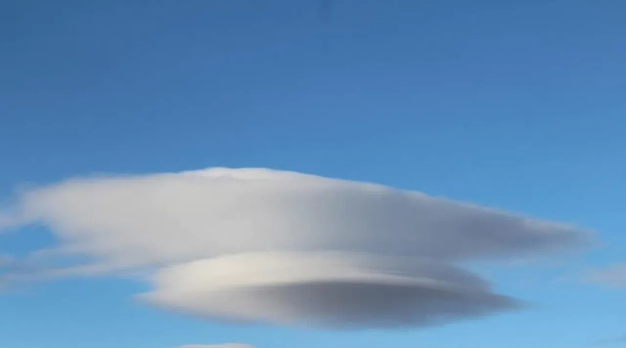 Kahramanmaraş semalarında UFO görünümlü bulut