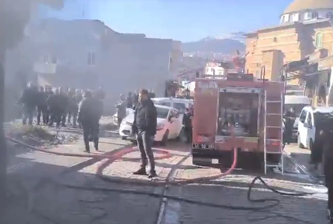 Kahramanmaraş’ta iş yerinde yangın