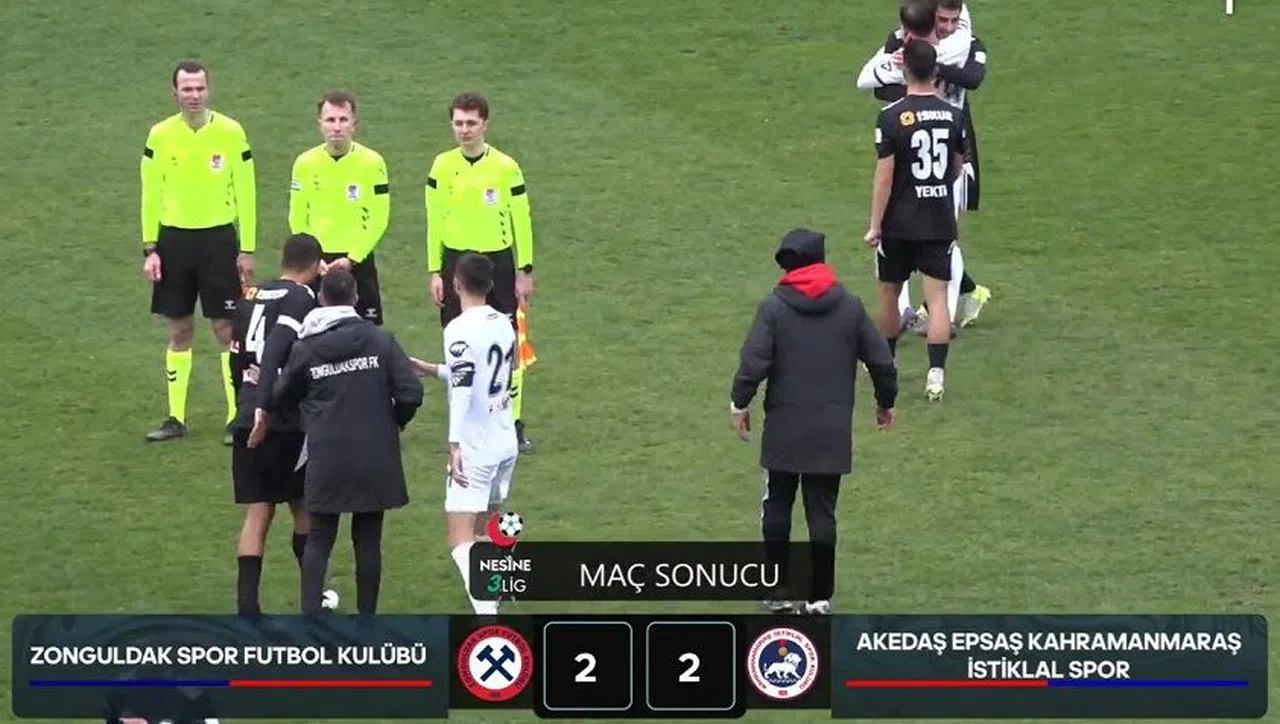 İstiklalspor Zonguldak’tan 1 puanla döndü: 2-2