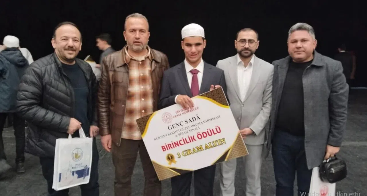 Kahramanmaraşlı öğrenci Türkiye’nin en güzel Kur’an seslerinden biri oldu