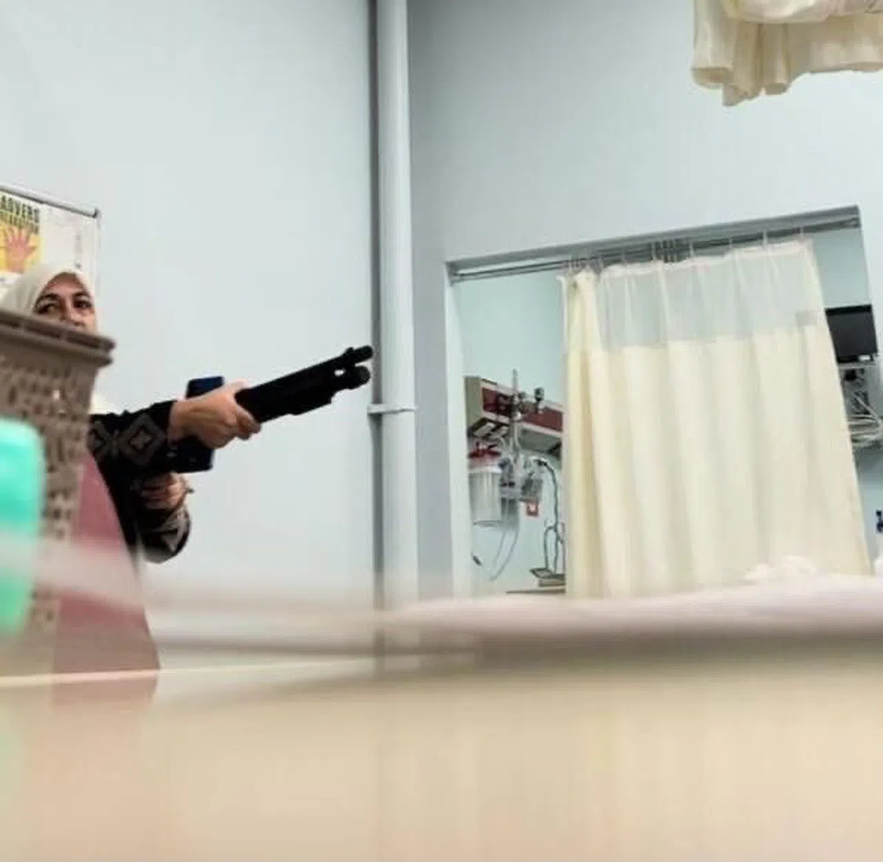 Kahramanmaraş Kadın doğum hastanesini pompalı ile basan kadına 10 yıl hapis
