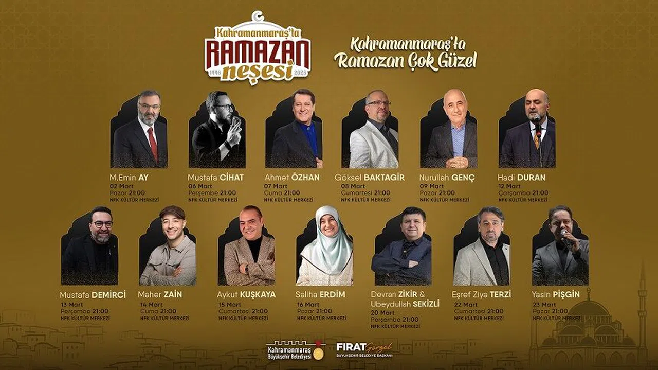 Kahramanmaraş’ta Ramazan Coşkusu Başlıyor!