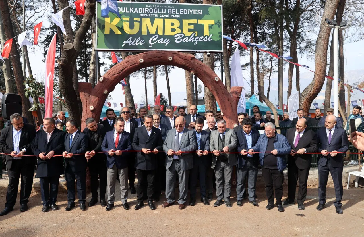 Kahramanmaraş’a Yeni Sosyal Alan: Kümbet Aile Çay Bahçesi Açıldı