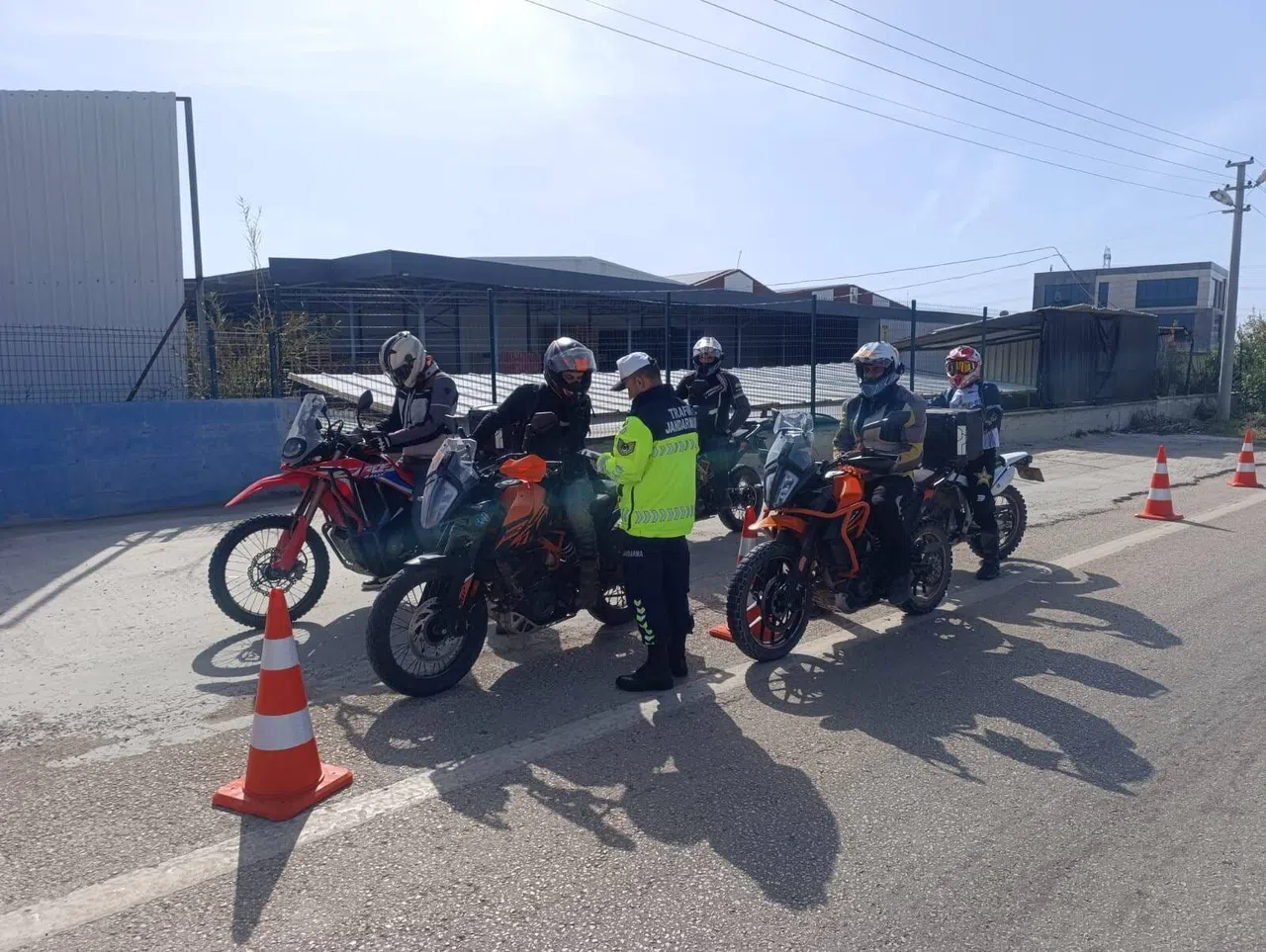 Antalya’da jandarmanın Motosiklet Denetiminde 114 Araç Trafikten Men Edildi